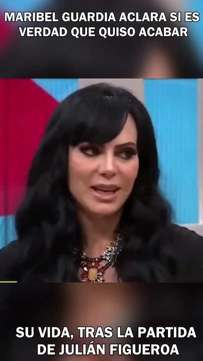 Maribel Guardia Aclara Si Es Verdad Que Quiso Acabar Su Vida Tras La