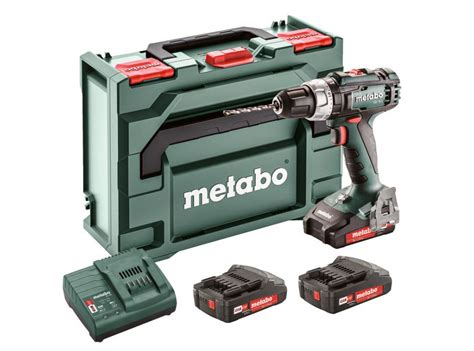 ATORNILLADOR METABO INALAMBRICO SB 18 L 18V 13MM C CARGADOR 2 BAT Y MALETIN