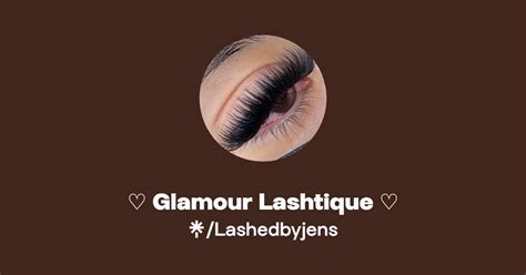 Glamour Lashtique TikTok Linktree