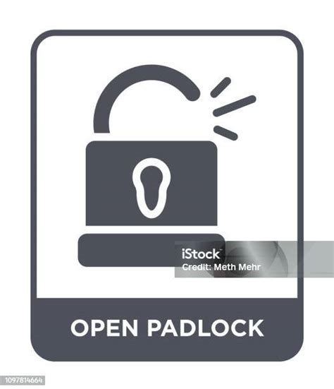 vektor ikon gembok terbuka  latar belakang putih ikon terbuka