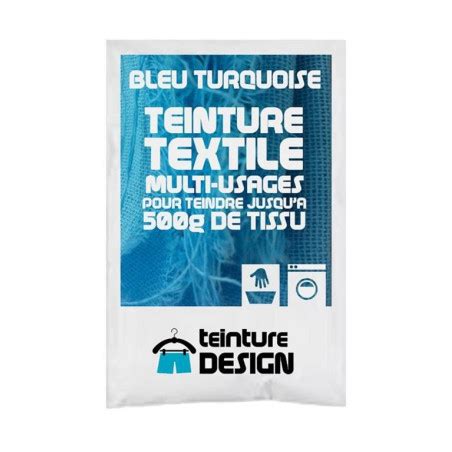 Teinture Textile Bleu Turquoise Teinture Tissu V Tement