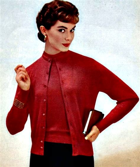 Definition The Sweater Set Or Twin Set Popular In The 1950s Consisted