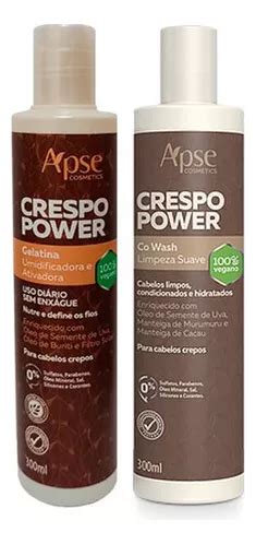 Apse Crespo Power Co Wash E Gelatina Frete Gr Tis