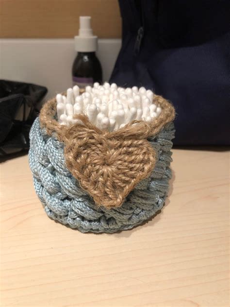 Кошик в’язаний гачком