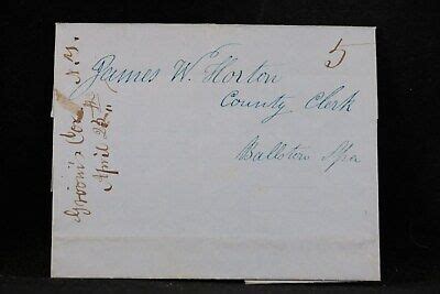 New York Groom S Corners Stampless Cover Ms C Rate Dpo