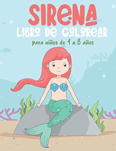 Sirena Libro De Colorear Para Ni Os De A A Os Un Divertido Libro