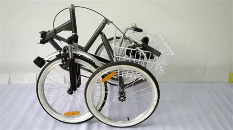 Adult Folding Trike Bicycle Adult Recumbent Tricycle Bike;adult ...