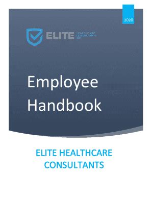 Fillable Online Employee Handbooks How To Write One And What To