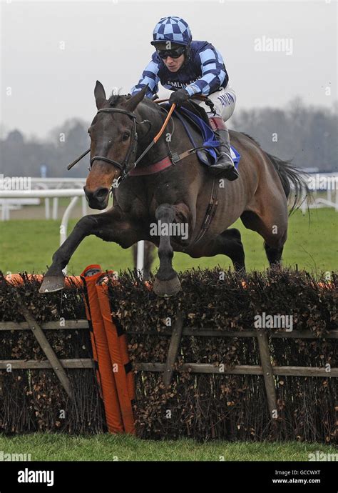 Horse Racing - Kempton Park Racecourse Stock Photo - Alamy