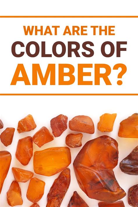 50 Shades Of Sunshine: What Are The Colors of Amber? | Chroma Gems & Co | Amber, Amber gemstone ...