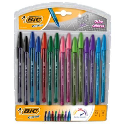 943499 Bolígrafo BIC Cristal Precisión y Suavidad Fashion Punta 0 7mm