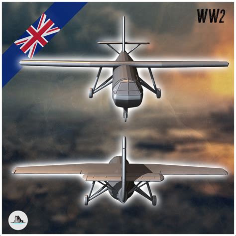 Stl File Airspeed As Horsa British Troop Carrying Glider Uk United