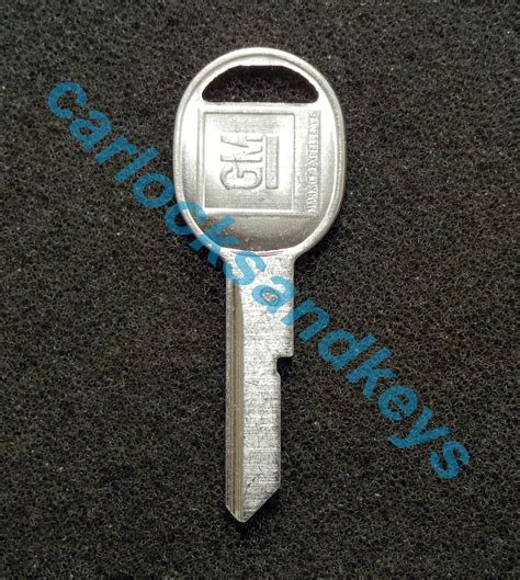 Oem Gm Buick Cadillac Chevrolet Oldsmobile Pontiac B Key Cut To Your