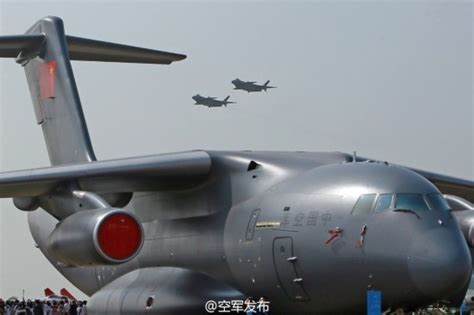 中國評論新聞：殲20與運20合影！中國空軍已成戰略軍種