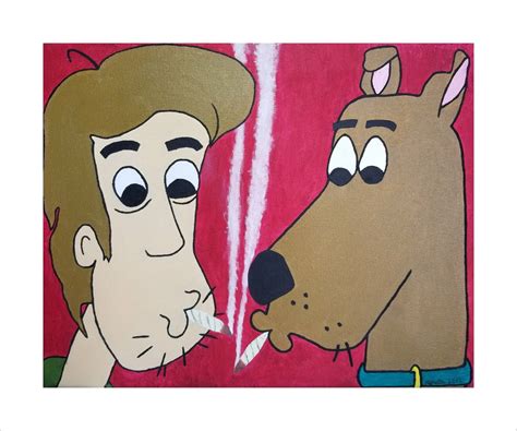 Shaggy And Scooby Smoking Weed