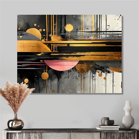 Ivy Bronx Dark Transition Golden Shifting Horizons III - Abstract