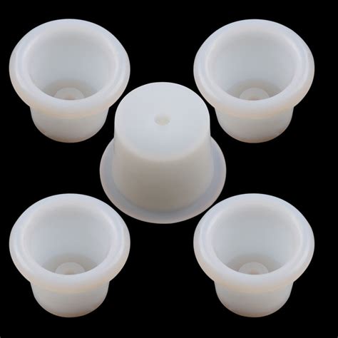 High Performance Silicone Rubber Tapered Plugs With Hole 50 300