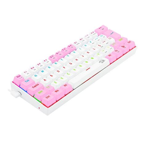 Teclado Mecanico Gamer Redragon Lakshmi Rainbow Abnt Switch Azul