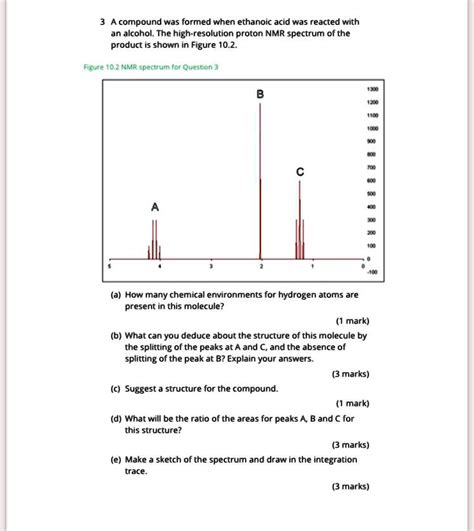 SOLVED Compound Was Formed When Ethanoic Acid Was Reacted With An