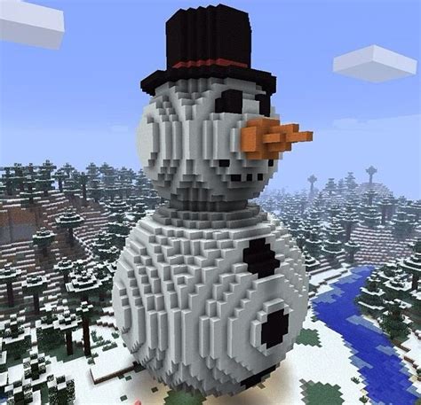 Do You Want To Build A Snowman Minecraft Snowman Minecraft