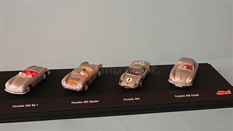 TOY CAR COLLECTION PORSCHE 356-550-904 by SCHUCO Editorial Stock Photo - Image of toys, gift ...