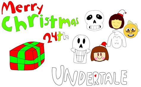 Undertale Merry Christmas by glodi0404 on DeviantArt