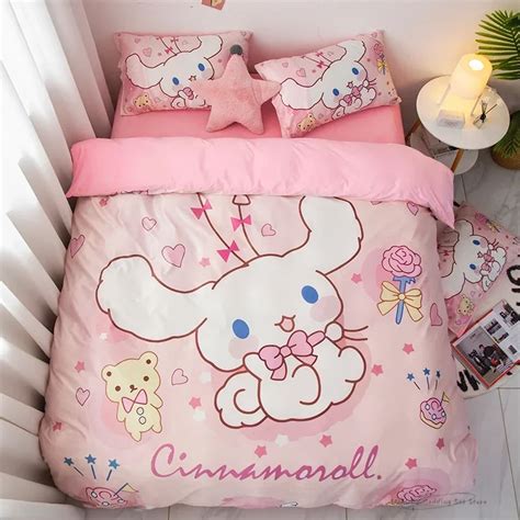 Sanrio Juego De Ropa De Cama Cinnamoroll Para Ni Os Y Ni As Edred N