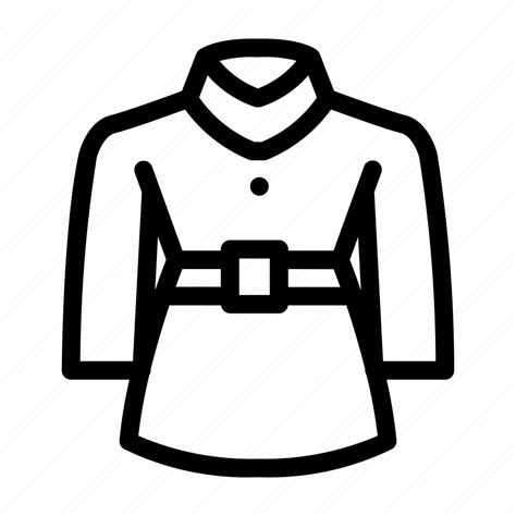 Dress Woman Fashion Jacket Clothing Icon Download On Iconfinder