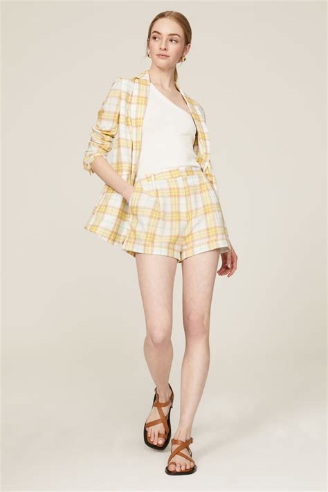 Ivy Plaid Shorts By Rag Bone Rent The Runway