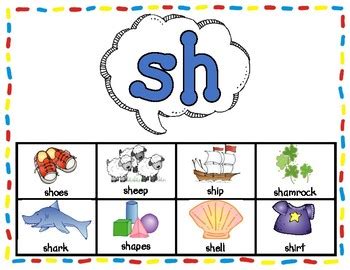 Digraph Anchor Charts Ch Sh Th And Wh By Garden Of Giggles Tpt