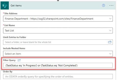 Power Automate Get Items Filter Query Multiple Conditions Sharepoint