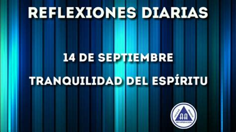 De Septiembre Reflexiones Diarias A A Youtube