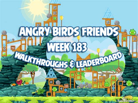 New Angry Birds Friends Tournament Week 183 On Now | AngryBirdsNest