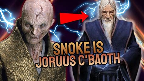 Snoke Is Joruus C Baoth Not A Palpatine Clone Star Wars Theory