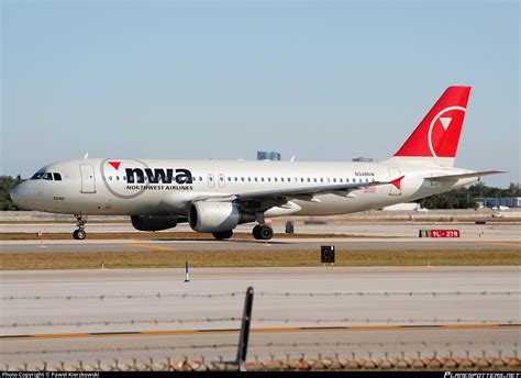 N348NW Northwest Airlines Airbus A320 212 Photo By Pawel Kierzkowski