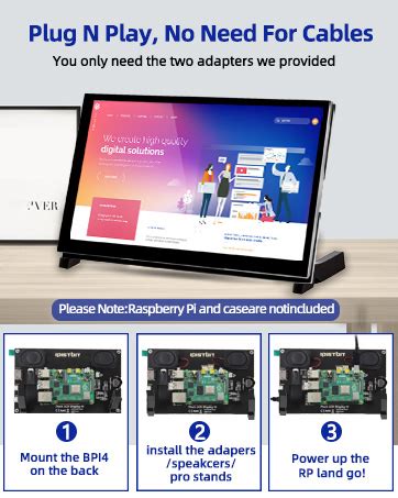 iPistBit Pantalla táctil LCD de 7 Pulgadas 1024x600 IPS Display con