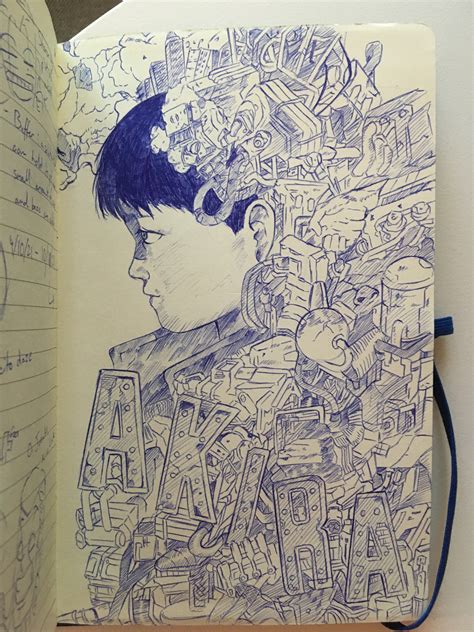 Artstation Ballpoint Pen Drawings