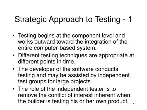 Ppt Software Testing Strategies Powerpoint Presentation Free