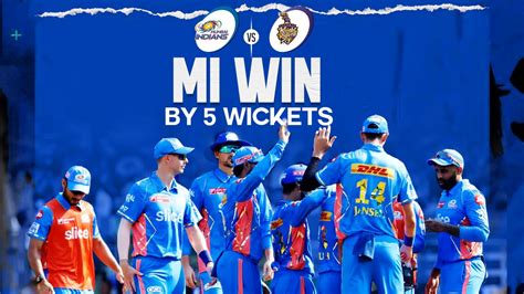 Mi Vs Kkr Highlights Ishan Kishan Suryakumar Yadav Shine As Mumbai