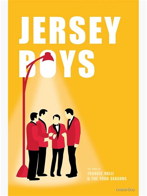 "jersey boys" Poster for Sale by cmsortino | Redbubble