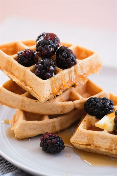 Easy Whole Wheat Waffles Recipe Kiersten Hickman