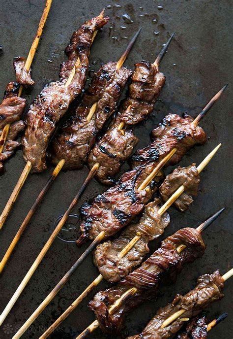 Grilled Skirt Steak Skewers Recipe