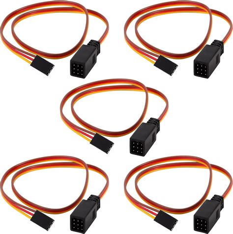 Amazon INJORA 5 Pcs RC Servo Extension Cable JR Plug Extension