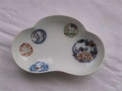 Antique Japanese Fukagawa Plate Or Dish S Taisho Era Handpainted