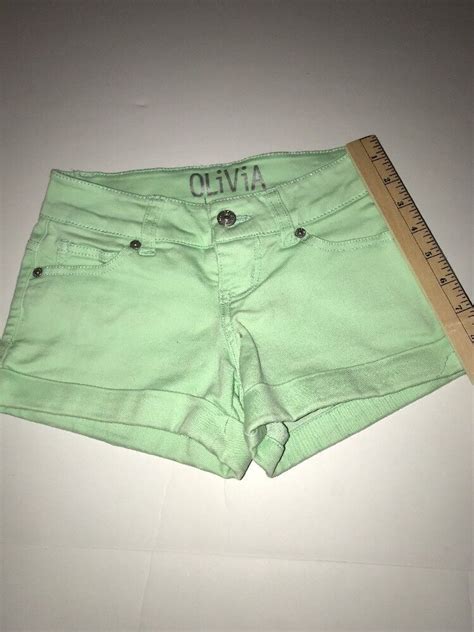 Girls Size 00 Olivia Delias Mint Green Shorts Ebay