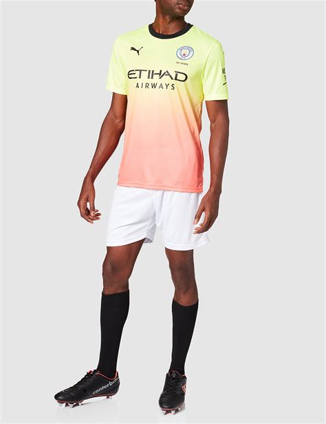 Buy PUMA Men S MCFC Fc Third Shirt Replica Ss With Sponsor Logo Trikot