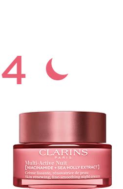 Clarins Multi Active Cr Me Nuit Lissante R Novatrice De Peau Toutes