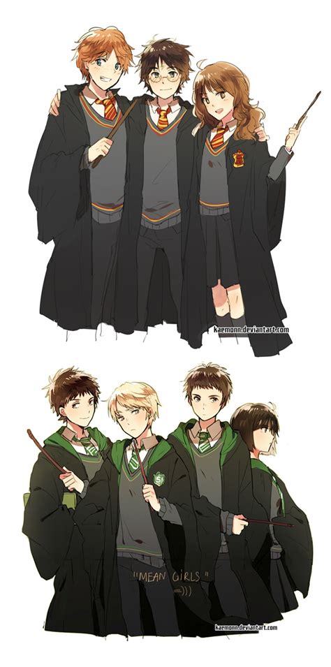 students of Hogwarts by kaemonn on DeviantArt