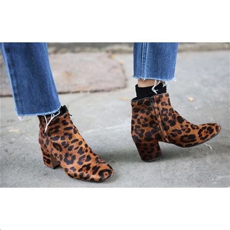 Zara Shoes Popular Zara Leopard Print Booties Poshmark