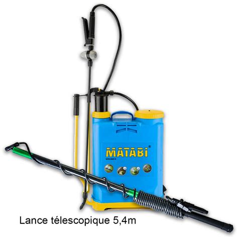 Pack Pulvérisateur Super Green 12 12L MATABI Lance télescopique 5